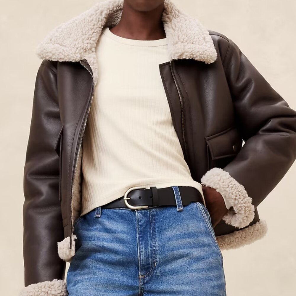 Banana Republic Oatmeal Heather Drop Needle Top/NWT/XL - Picture 2 of 12